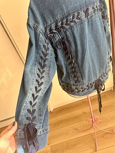 38 Beden Twist denimceket