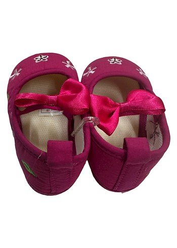 Kız Bebek Pembe Fiyonk Detaylı İlk Adım Ayakkabısı 18 no - Görsel 2