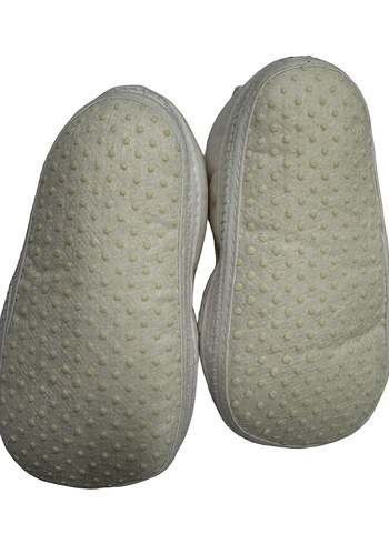 Nakışlı Beyaz Kız Çocuk Babet Ayakkabı 16 no - Görsel 8