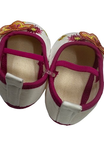 Kız Bebek Nakışlı İlk Adım Ayakkabısı 17 no - Görsel 6