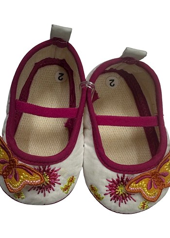 Kız Bebek Nakışlı İlk Adım Ayakkabısı 17 no - Görsel 5