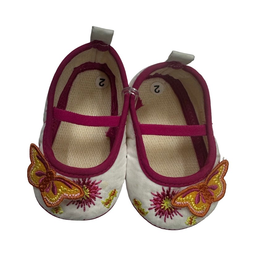 Kız Bebek Nakışlı İlk Adım Ayakkabısı 17 no - Görsel 5