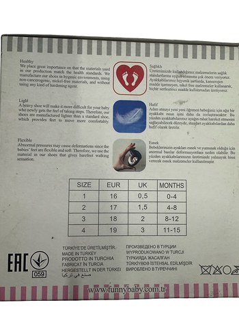 Kız Bebek İlk Adım Ayakkabısı Pembe Nakışlı 16 no - Görsel 4
