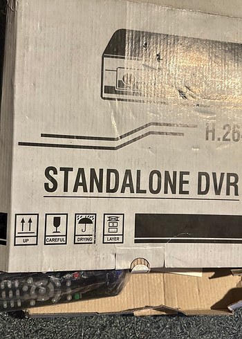 Gri Standalone DVR H.264 Video Kaydedici - Görsel 3