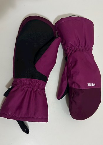 Kız Çocuk Mor Polar Eldiven Wedze - Görsel 5