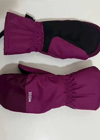 Kız Çocuk Mor Polar Eldiven Wedze - Görsel 4