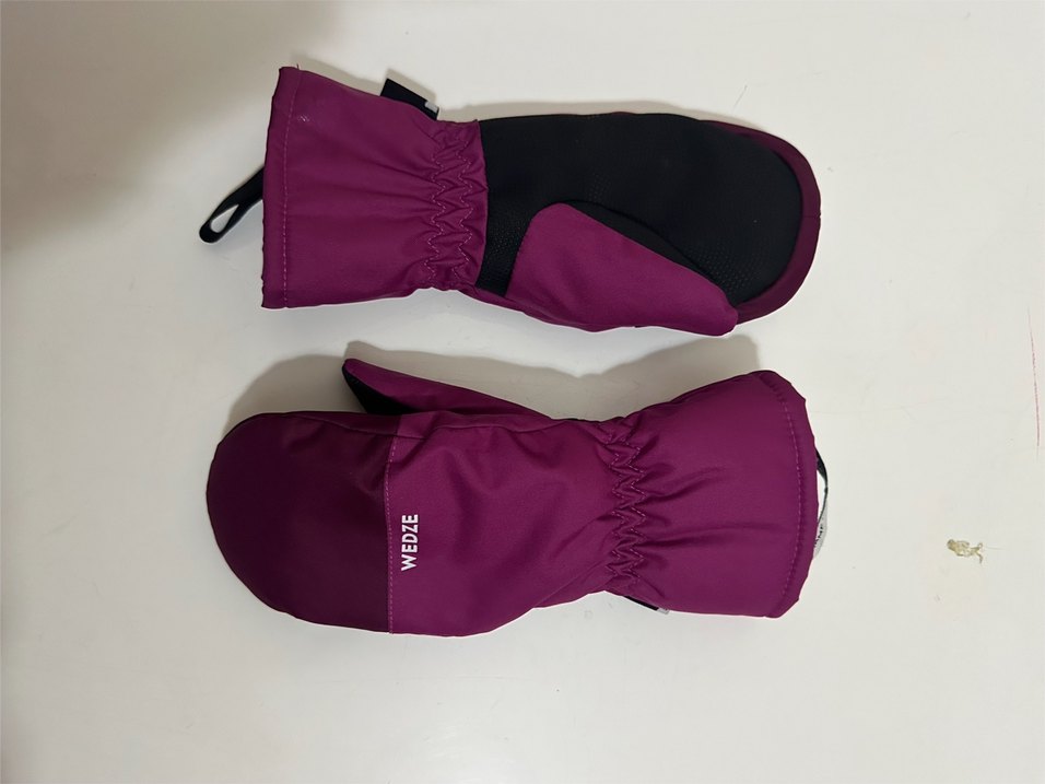 Kız Çocuk Mor Polar Eldiven Wedze - Görsel 4