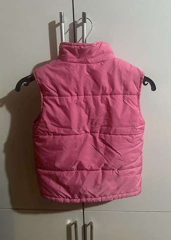 Kız Çocuk Pembe Fermuarlı Şişme Yelek 4-5 Yaş - Görsel 8