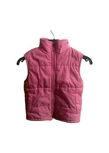 Kız Çocuk Pembe Fermuarlı Şişme Yelek 4-5 Yaş - Görsel 2