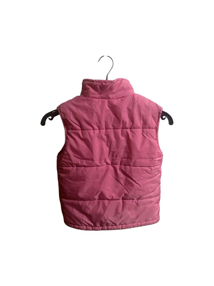 Kız Çocuk Pembe Fermuarlı Şişme Yelek 4-5 Yaş - Görsel 4