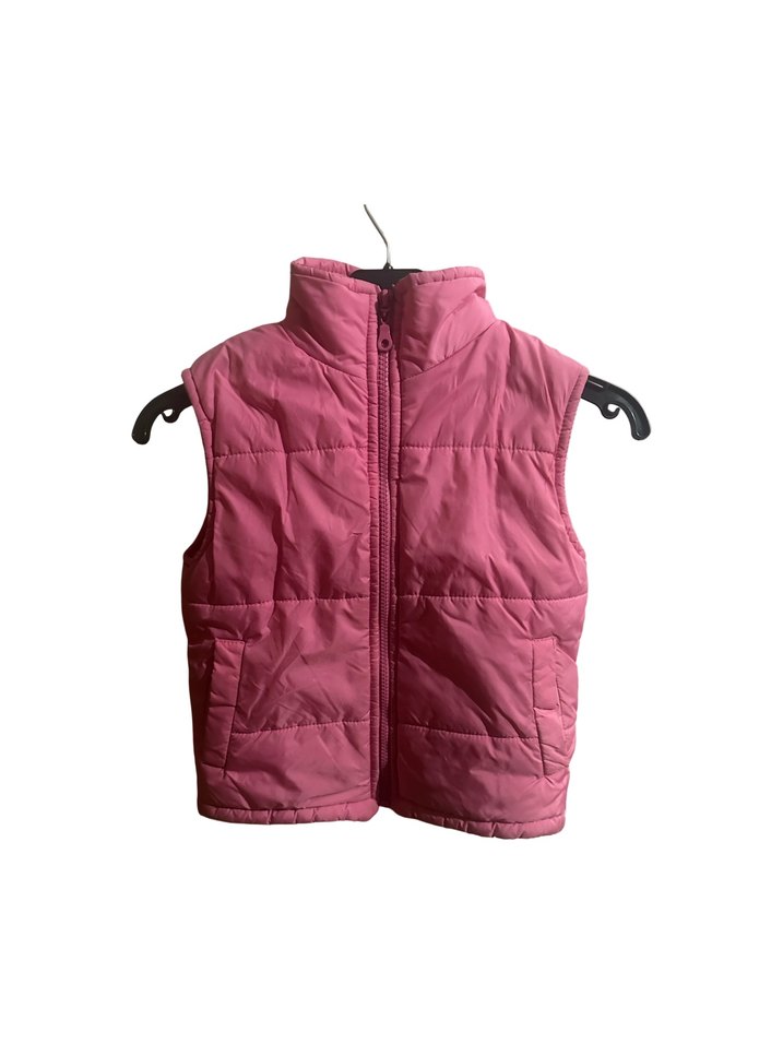 Kız Çocuk Pembe Fermuarlı Şişme Yelek 4-5 Yaş - Görsel 2