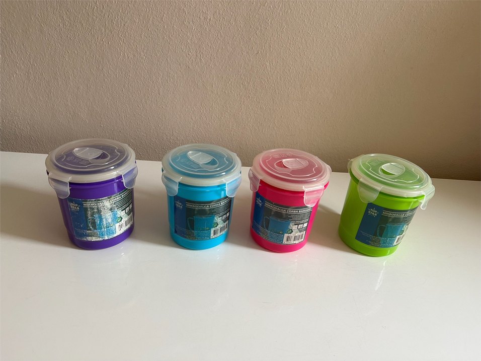 Mikrodalga Çorba Bardakları 3+1 - Görsel 2