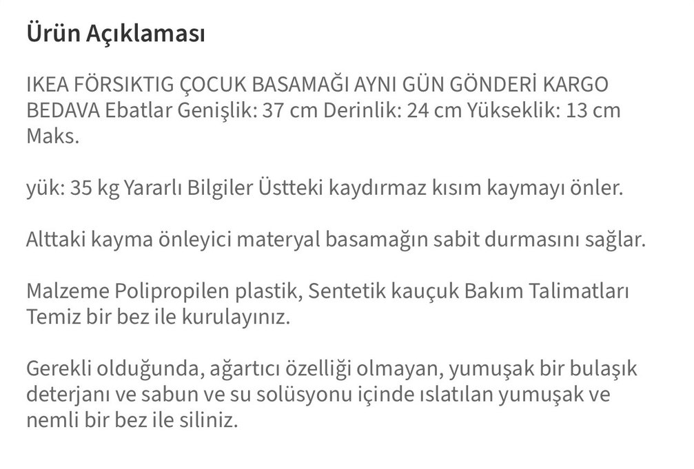 Beyaz Puantiyeli Step Tabure - Görsel 5