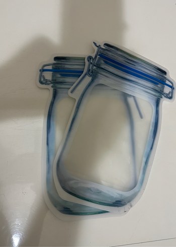 2li Kavanoz Şeklinde Saklama Poşeti - Görsel 4