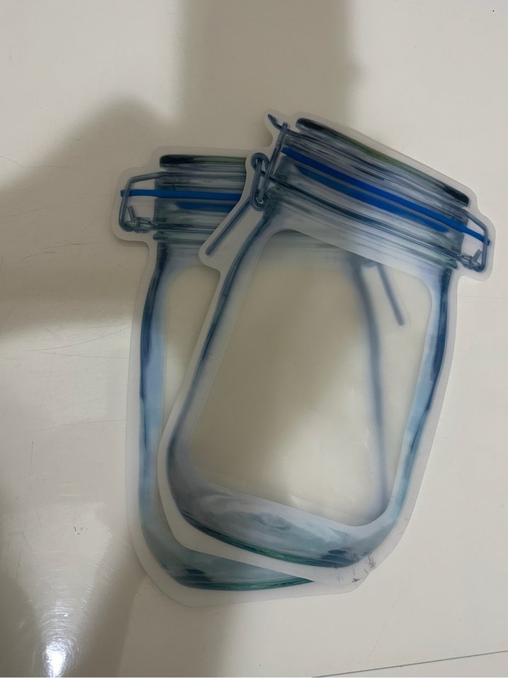 2li Kavanoz Şeklinde Saklama Poşeti - Görsel 4