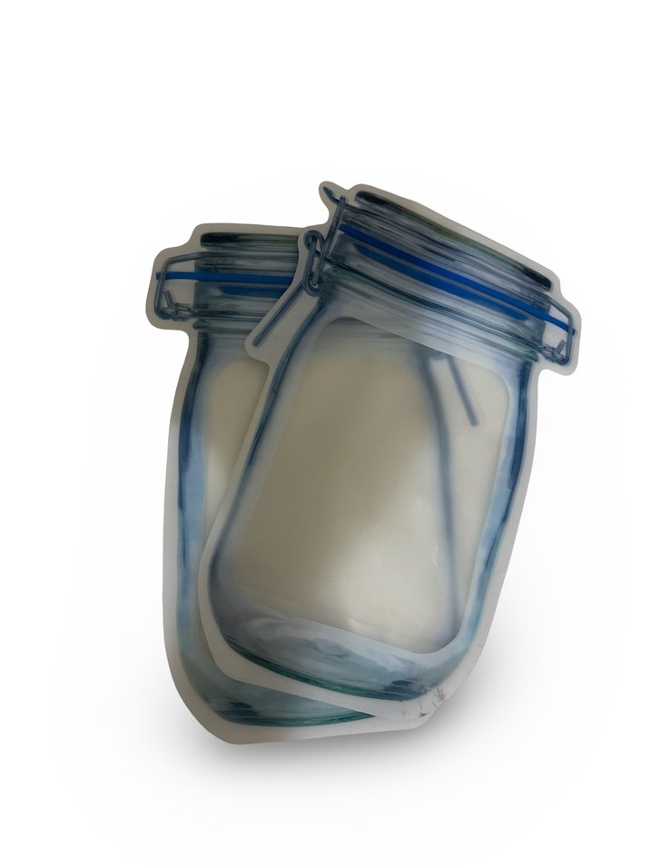 2li Kavanoz Şeklinde Saklama Poşeti - Görsel 2