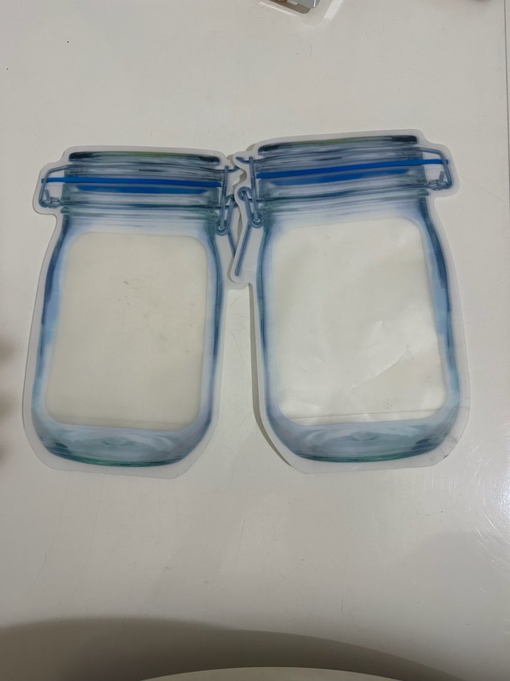 2li Kavanoz Şeklinde Saklama Poşeti - Görsel 3