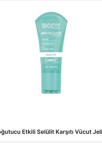 WeMara Vücut Sıkılaştırıcı Anti-Selülit Jeli - Görsel 2