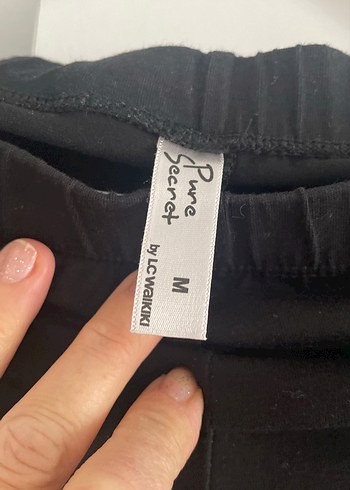 Siyah kapri Kadın Spor Tayt - Görsel 3