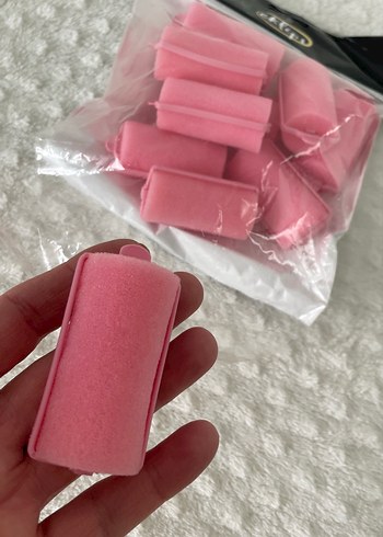 Pastel Pembe saç şekillendirici Bigudi Eklips - Görsel 3