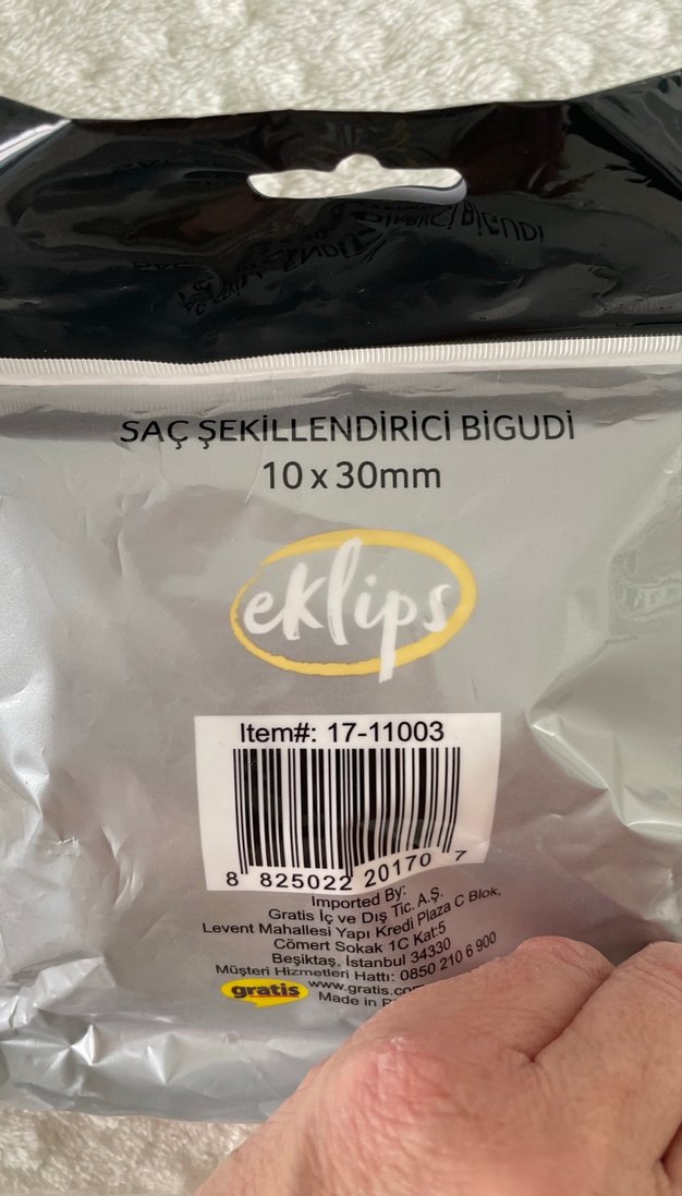 Pastel Pembe saç şekillendirici Bigudi Eklips - Görsel 2