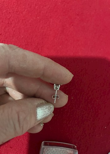 Gümüş küpe - Görsel 4