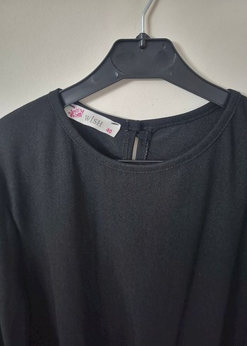 Siyah Uzun Kollu Salaş Tunik - Görsel 3