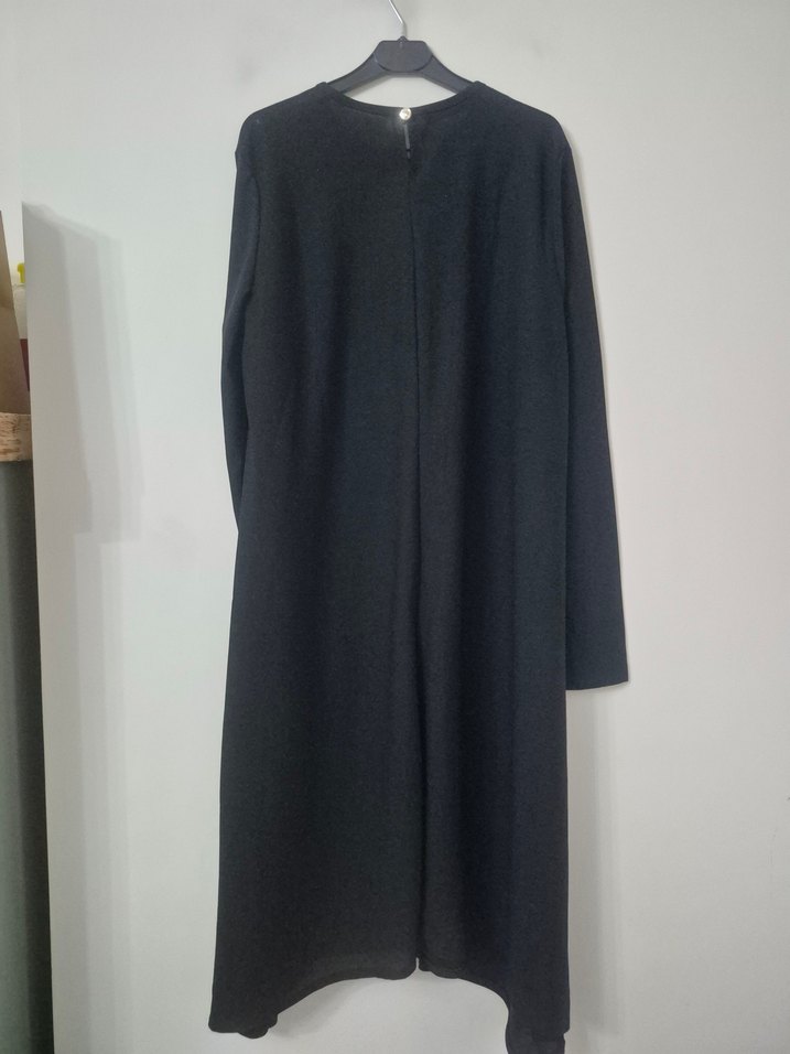 Siyah Uzun Kollu Salaş Tunik - Görsel 4