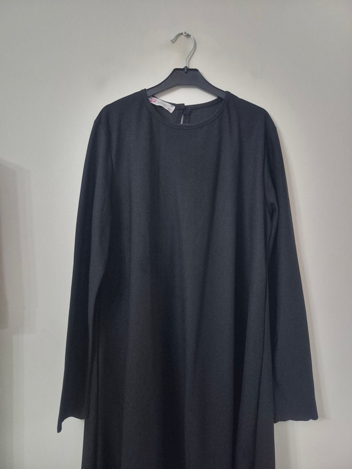 Siyah Uzun Kollu Salaş Tunik - Görsel 2