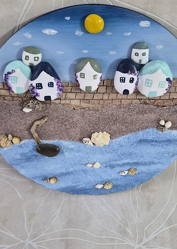 Taş Ev Temalı Dekoratif Duvar Süsü - Görsel 2