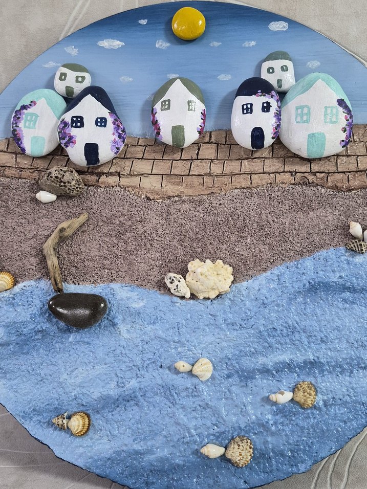 Taş Ev Temalı Dekoratif Duvar Süsü - Görsel 3