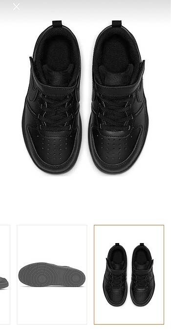 33 Beden siyah Renk Nike spor ayakkabı