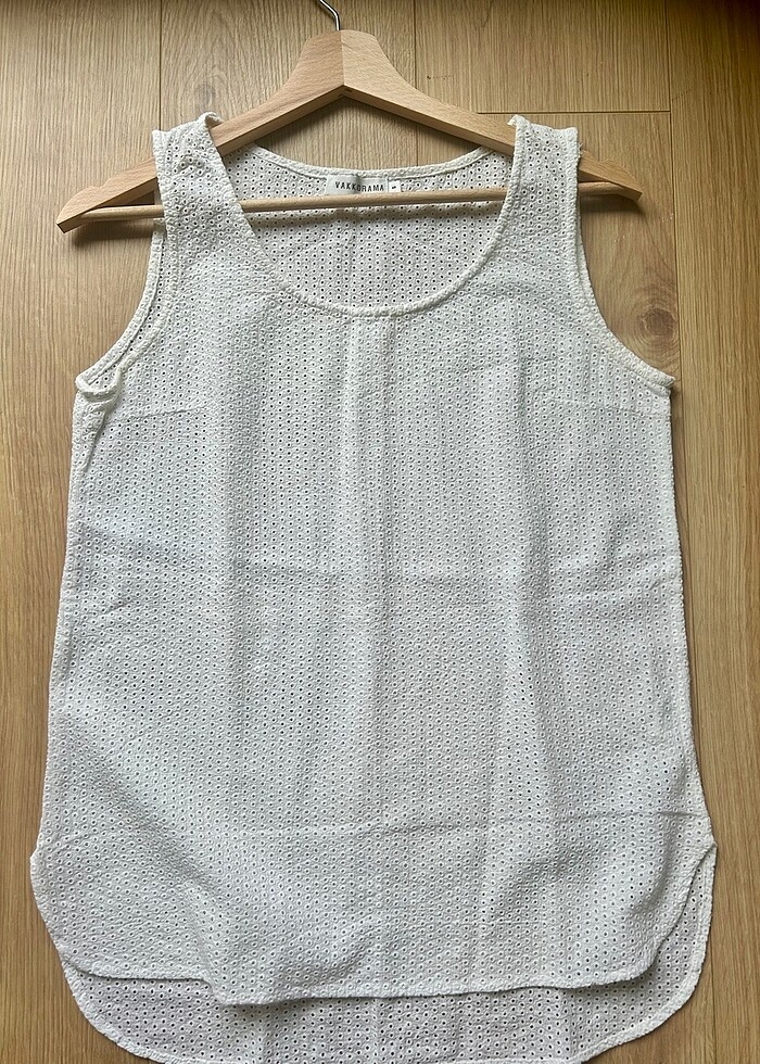 Vakkorama fisto detaylı pamuklu üst - Görsel 2