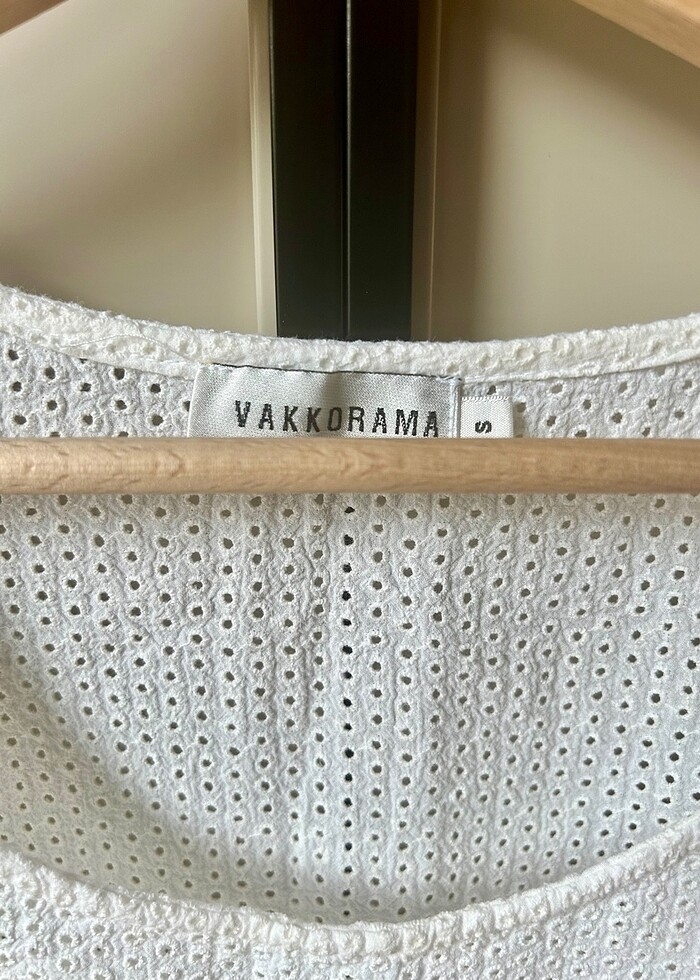 Vakkorama fisto detaylı pamuklu üst - Görsel 4