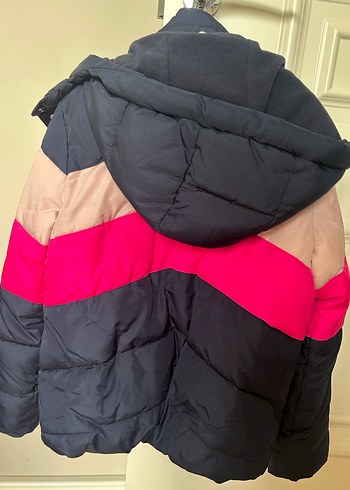 Kız çocuk 8-9 yaş 130 cm pembe mont - Görsel 3