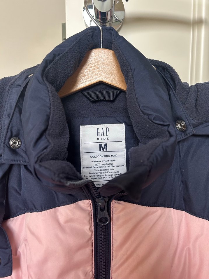 Kız çocuk 8-9 yaş 130 cm pembe mont - Görsel 2