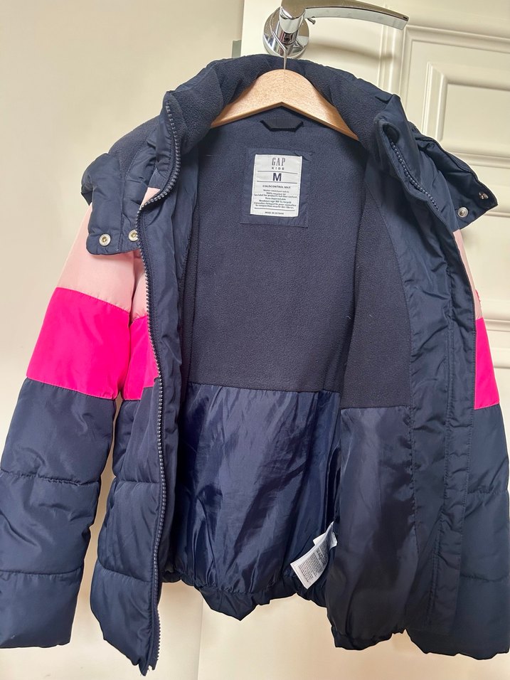 Kız çocuk 8-9 yaş 130 cm pembe mont - Görsel 4