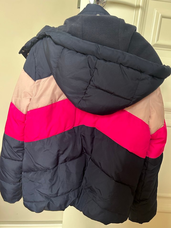 Kız çocuk 8-9 yaş 130 cm pembe mont - Görsel 3