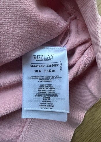 Pembe Kapüşonlu Baskılı kız çocuk Sweatshirt - Görsel 6