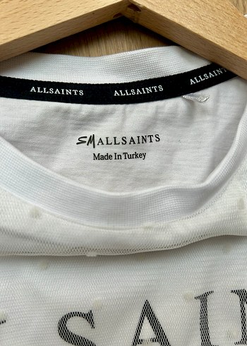 Beyaz Şeffaf Kız Tişörtü, Kısa Kollu, Baskılı - Görsel 5