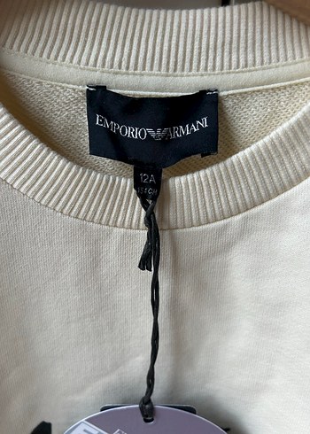 Beyaz Gri Baskılı Kadın Sweatshirt - Görsel 2