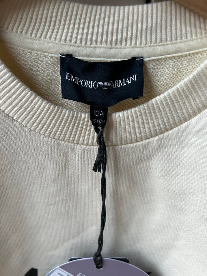 Beyaz Gri Baskılı Kadın Sweatshirt - Görsel 2