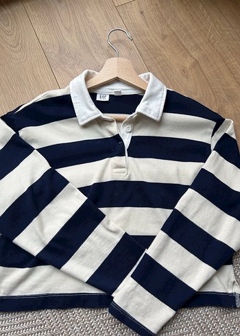 GAP Çizgili Pamuklu Uzun Kollu Kadın Kazak - Görsel 4