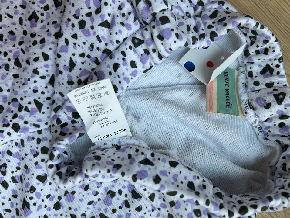 Düğmeli Bol Kesim Kız Şortu - Görsel 5