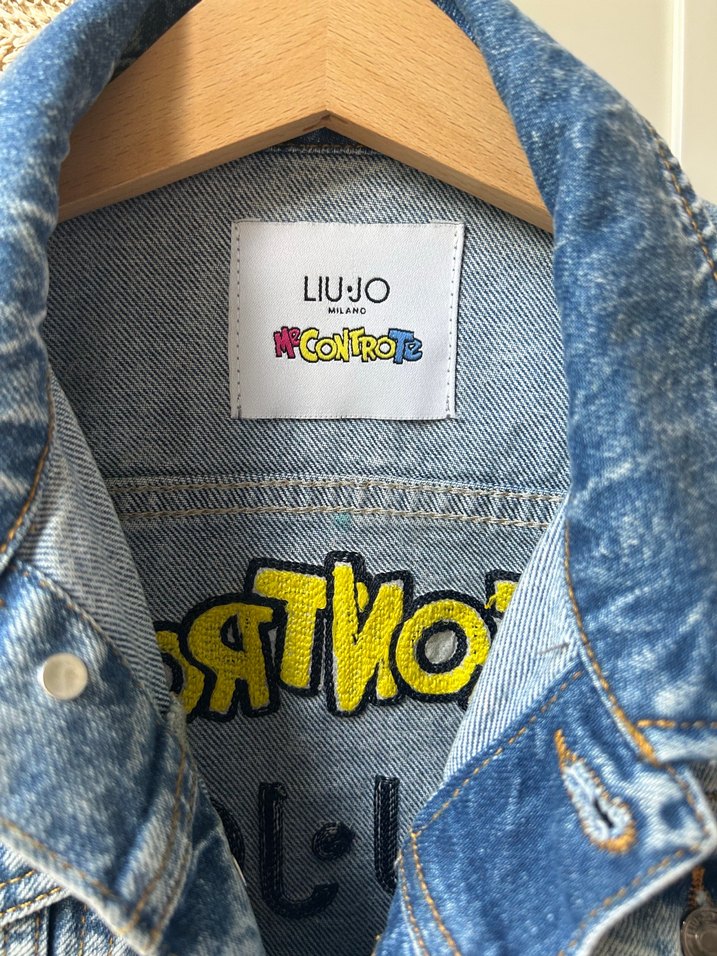 Lıu.Jo marka kız çocuk denim kot ceket - Görsel 5