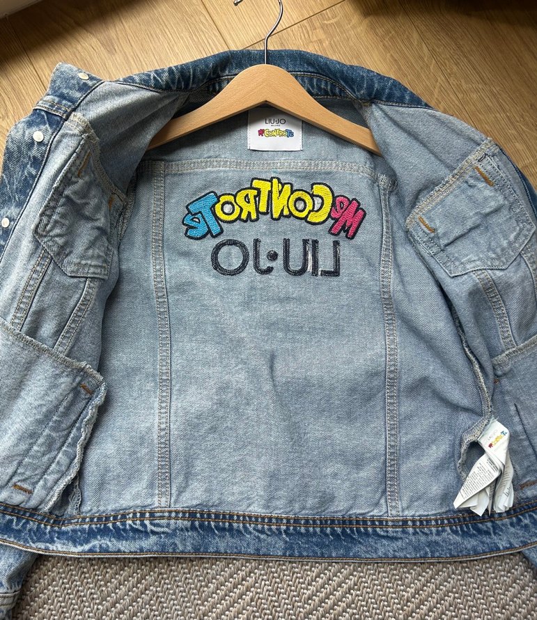 Lıu.Jo marka kız çocuk denim kot ceket - Görsel 4