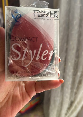 Beden Tangle teezer Kompakt Kırmızı Saç Açma Fırçası