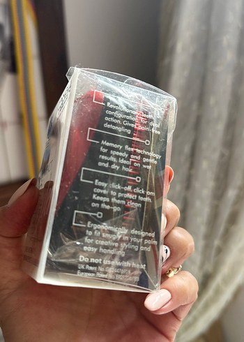 Tangle teezer Kompakt Kırmızı Saç Açma Fırçası - Görsel 6