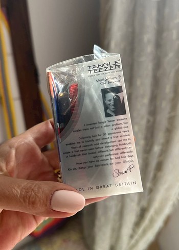 Diğer Tangle teezer Kompakt Kırmızı Saç Açma Fırçası