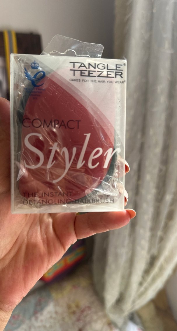 Tangle teezer Kompakt Kırmızı Saç Açma Fırçası - Görsel 2